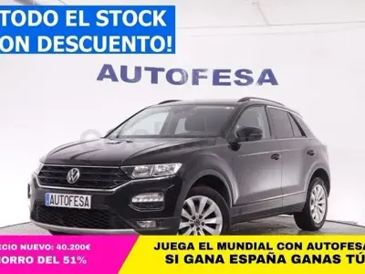 Usado VW T-Roc Sportline 150 CV (110 kW) 2021 Negro SUV