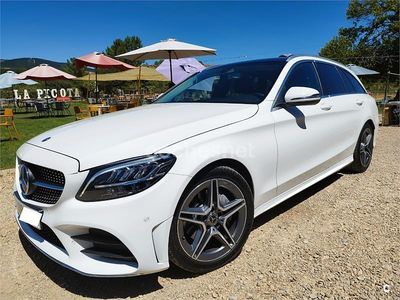 Blanco Usado 2019 Mercedes C220 Familiar | 23.500 € (Un poco caro)