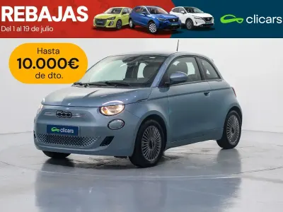 Usado Fiat 500e Action 69 kW (95 CV) 2022 Azul Utilitario