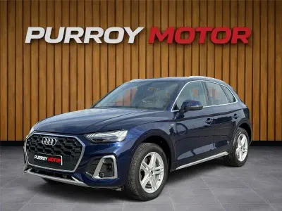 Usado Audi Q5 S-Line 204 CV (150 kW) 2021 Azul SUV