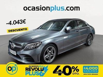 Usado Mercedes C200 184 CV (135 kW) 2019 Gris Berlina
