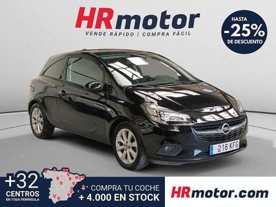 Usado Opel Corsa Selective 90 CV (66 kW) 2017 Negro Utilitario