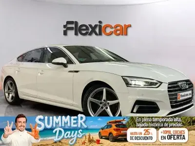 Usado Audi A5 Sportback 150 CV (110 kW) 2018 Blanco Utilitario