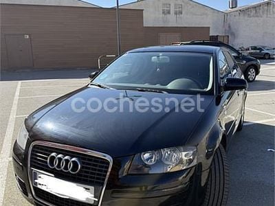 Usado Audi A3 Ambition 125 CV (91 kW) 2008 Negro Utilitario