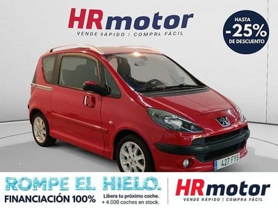 Usado Peugeot 1007 70 CV (51 kW) 2007 Rojo Monovolumen