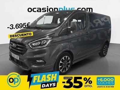 Usado Ford Transit Custom Sport 185 CV (136 kW) 2022 Gris Familiar
