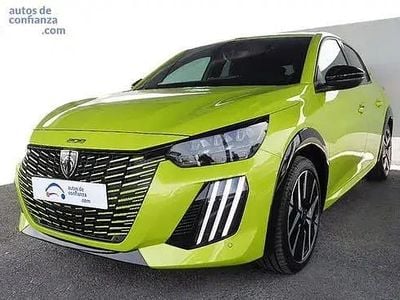 Begagnad Peugeot e-208 GT 114 kW (156 HK) 2024 Gul Halvkombi
