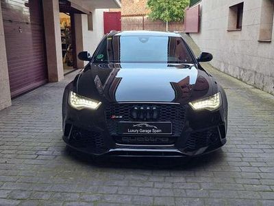 Usado Audi RS6 Exclusive 560 CV (411 kW) 2014 Negro Familiar
