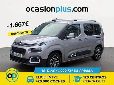Gris Usado 2019 Citroën Berlingo Shine Monovolumen | 18.340 € (Precio justo)