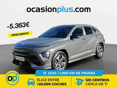 Usado Hyundai Kona N Line 198 CV (145 kW) 2023 Gris / plata SUV