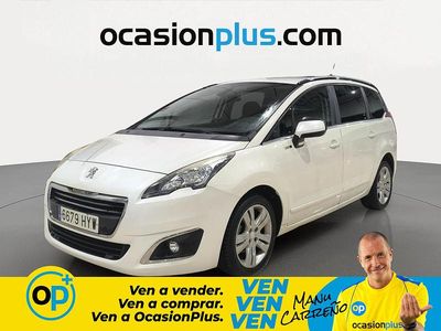Usado Peugeot 5008 Style 115 CV (84 kW) 2014 Blanco Monovolumen