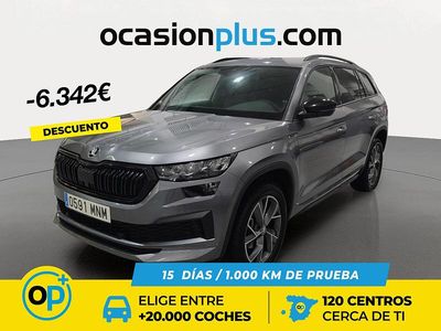 Gris Usado 2024 Skoda Kodiaq SportLine SUV | 35.390 € (Un poco caro)