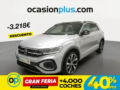 Usado VW T-Roc R-line 150 CV (110 kW) 2022 Gris SUV