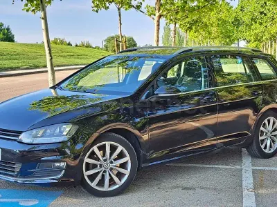 Usado VW Golf VII Sportline 150 CV (110 kW) 2014 Negro Familiar