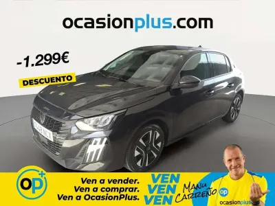 Usado Peugeot 208 Allure 102 CV (75 kW) 2025 Negro Utilitario