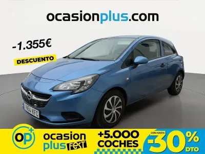 Usado Opel Corsa Expression 75 CV (55 kW) 2017 Azul Utilitario