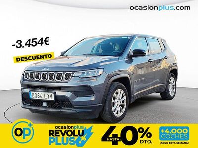 Usado Jeep Compass Longitude 130 CV (95 kW) 2022 Gris SUV