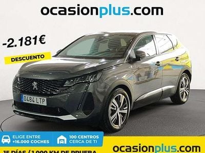 Gris Usado 2021 Peugeot 3008 Allure Monovolumen | 20.454 € (Precio justo)