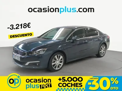 Usado Peugeot 508 GT-line 150 CV (110 kW) 2018 Azul Berlina