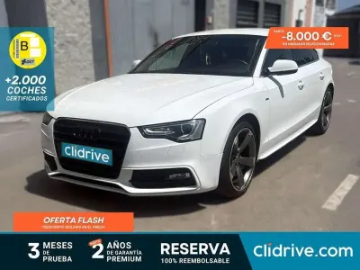 Begagnad Audi A5 Sportback Advanced Plus 190 HK (139 kW) 2015 Vit Halvkombi