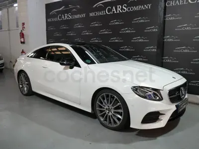 Usado Mercedes E220 194 CV (142 kW) 2018 Blanco Coupe