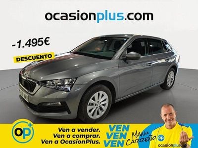 Usado Skoda Scala Ambition 95 CV (69 kW) 2023 Gris Utilitario
