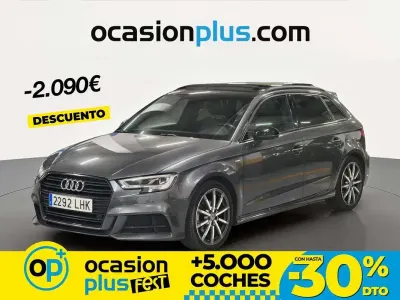 Usado Audi A3 Sportback S-Line 150 CV (110 kW) 2020 Gris Utilitario
