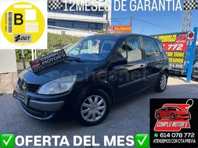 Usado Renault Scénic II Dynamique 105 CV (77 kW) 2006 Negro Monovolumen