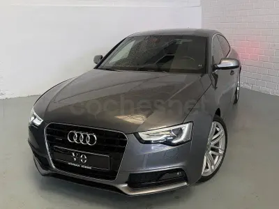 Usado Audi A5 Sportback S-Line 225 CV (165 kW) 2015 Gris / plata Utilitario
