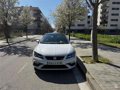Usado Seat Leon FR 150 CV (110 kW) 2017 Blanco Berlina