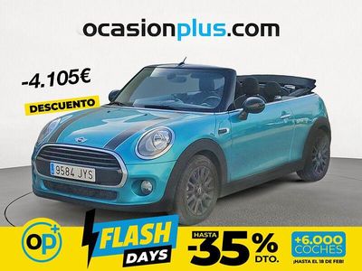 Usado Mini Cooper D Cabriolet 116 CV (85 kW) 2017 Azul Descapotable