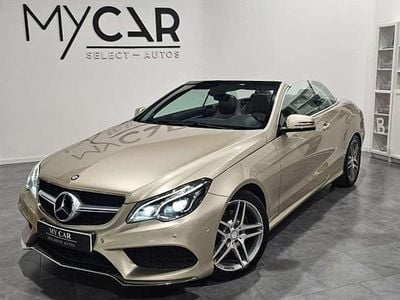Usado Mercedes E200 184 CV (135 kW) 2014 Beige Descapotable
