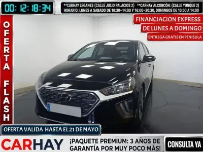 Usado Hyundai Ioniq 141 CV (103 kW) 2022 Negro Utilitario
