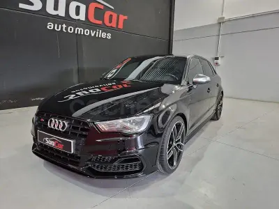 Usado Audi S3 S-Line 300 CV (220 kW) 2014 Negro Berlina