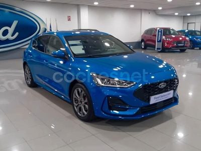 Usado Ford Focus ST-Line 125 CV (91 kW) 2022 Azul Berlina