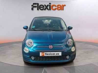 Azul Usado 2019 Fiat 500 Lounge Descapotable | 8490 € (Buen precio)