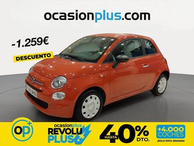 Usado Fiat 500 70 CV (51 kW) 2023 Naranja Utilitario