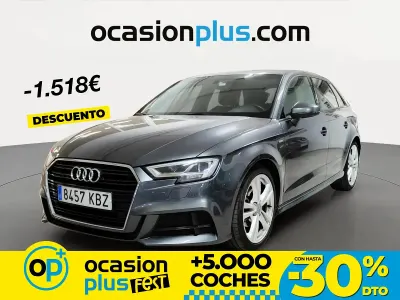 Usado Audi A3 S-Line 150 CV (110 kW) 2017 Gris