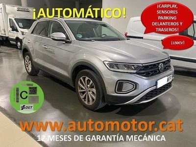 Gris / plata Usado 2023 VW T-Roc Life SUV | 24.200 € (Precio justo)