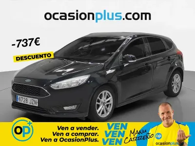 Usado Ford Focus Trend 120 CV (88 kW) 2017 Negro Berlina