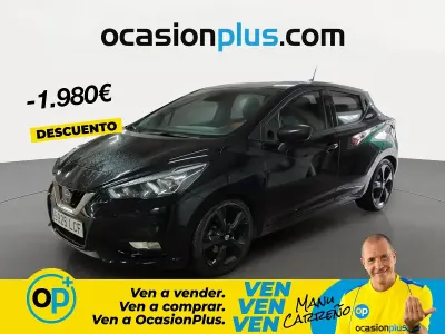 Usado Nissan Micra 117 CV (86 kW) 2019 Negro Utilitario
