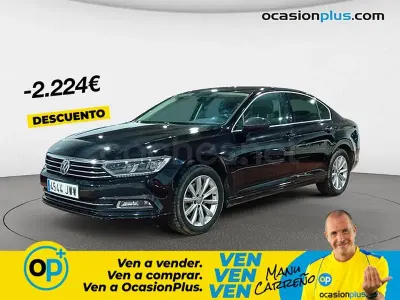 Usado VW Passat Advance 150 CV (110 kW) 2017 Negro Berlina