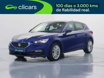 Usado Seat Leon XCELLENCE 150 CV (110 kW) 2021 Azul Utilitario