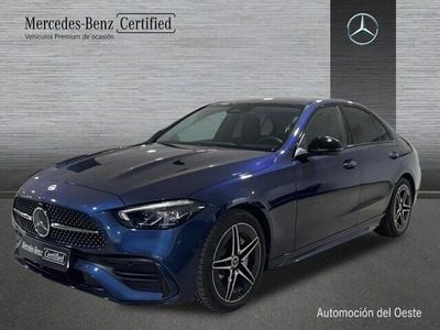 Usado Mercedes C200 AMG line 163 CV (119 kW) 2024 Azul sodalita Berlina