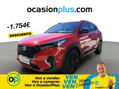 Usado Hyundai Tucson N Line 136 CV (100 kW) 2019 Rojo SUV