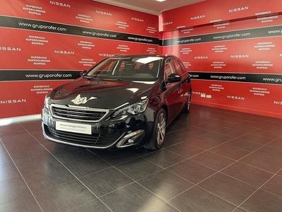 Usado Peugeot 308 SW Allure 130 CV (95 kW) 2017 Negro Familiar