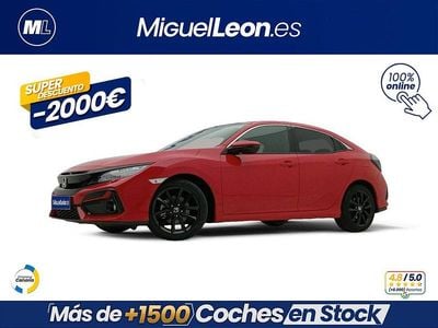 Rojo Usado 2021 Honda Civic Elegance Berlina | 21.985 € (Precio justo)
