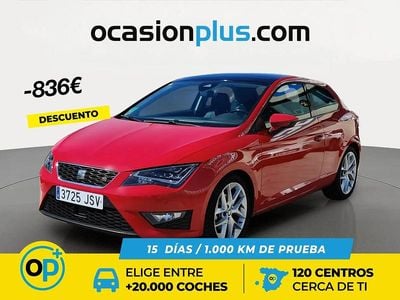 Usado Seat Leon FR 150 HP (110 kW) 2016 Vermelho Citadino