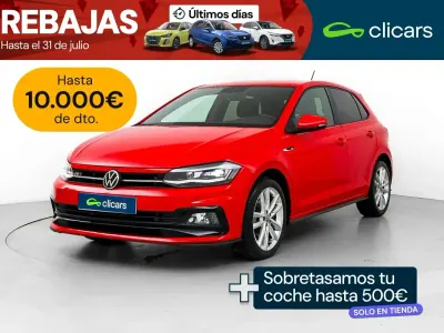 Usado VW Polo R-line 110 CV (80 kW) 2021 Rojo Utilitario