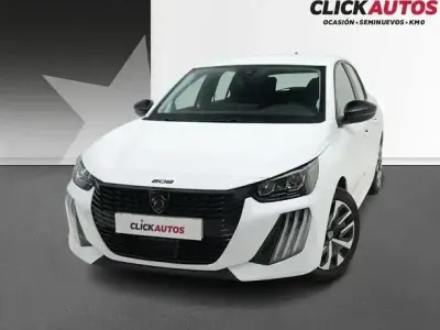 Usado Peugeot 208 Active 100 CV (73 kW) 2024 Negro Utilitario